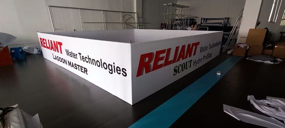 6ft 8ft In dưới đáy Pop Up Triển lãm Thiết kế Treo Biểu ngữ cho Triển lãm