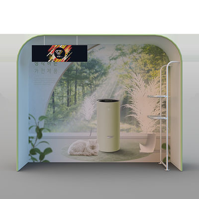 12ft 3D Backwalls Triển lãm Backdrop Stand Biểu ngữ hiển thị nhẹ 10x20