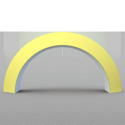 Hình ảnh sống động Có thể tái chế Arch Display Stand Trade Show Booth Walls 250GSM SGS
