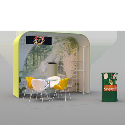 12ft 3D Backwalls Triển lãm Backdrop Stand Biểu ngữ hiển thị nhẹ 10x20