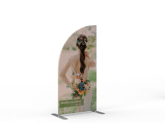 Chất Lượng Cao Phông Nền Cưới Trang Trí Vải Nhung Hồng Acrylic Vòng Phông Nền Đỡ