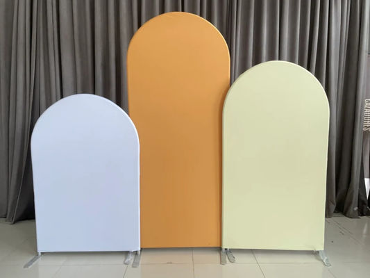 Phông nền đám cưới được cá nhân hóa bằng acrylic thanh lịch In phông nền hình tròn Arch