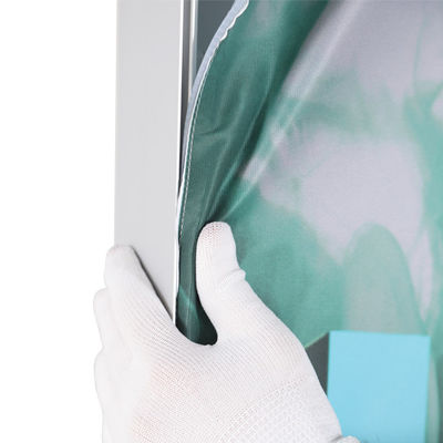 Hộp đèn vải căng 80mm SEG Màn hình vải căng thẳng 8ft ISO
