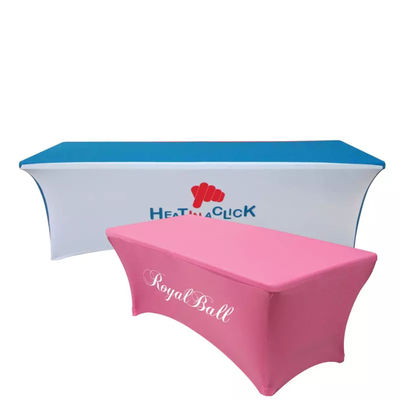 Quảng cáo di động Vải Pop Up Counter Hiển thị Bàn tiếp tân bằng nhôm Pop Up