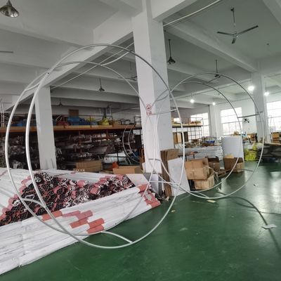 Hình tròn thuôn nhọn có thể gập lại Pop Up Triển lãm Hiển thị Triển lãm Thương mại Dấu hiệu treo 60in