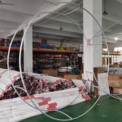 Hình tròn thuôn nhọn có thể gập lại Pop Up Triển lãm Hiển thị Triển lãm Thương mại Dấu hiệu treo 60in