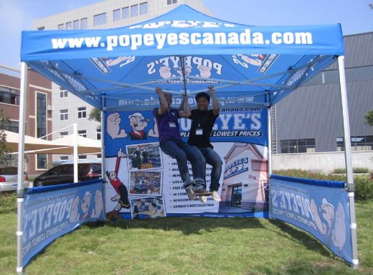 Lều tán ngoài trời Marquee 3x4,5m Gazebo có thể gập lại để quảng cáo