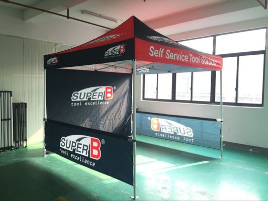 Lều triển lãm thương mại bằng nhôm có logo 10X15 10 X 20 Lều mái che hạng nặng