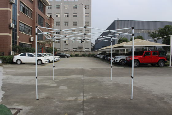 Gazebo có thể điều chỉnh bằng nhôm 10x10 Sân sau tán có thể gập lại cho cắm trại