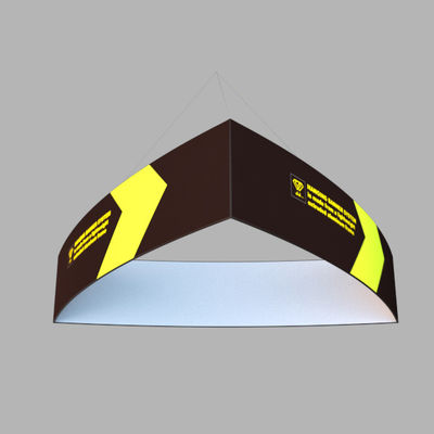 Vòng tròn trên cao Pop Up Triển lãm Hiển thị biểu ngữ treo trần cho quảng cáo