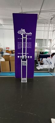 Triển lãm thương mại mô-đun PE 250gsm Hiển thị triển lãm Gian hàng có đèn nền Chiếu sáng chân đế 3X3