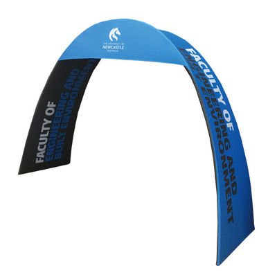 Hình ảnh sống động Có thể tái chế Arch Display Stand Trade Show Booth Walls 250GSM SGS
