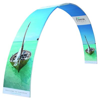 Màn hình vòm vuông 230gsm Triển lãm triển lãm thương mại CMYK Hiển thị phông nền